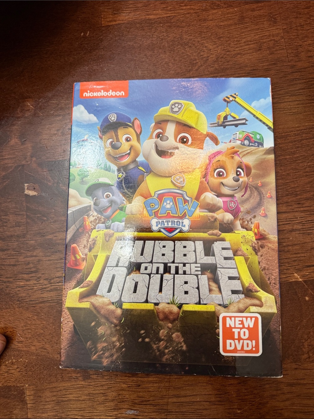 Nickelodeon PAW Patrol Rubble On The Double (Yellow, Blue, Orange) mever open